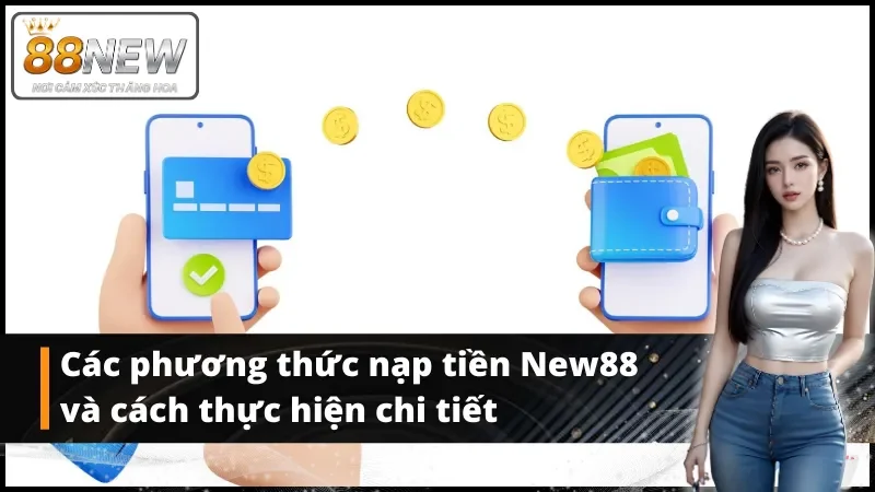 Các phương thức nạp tiền New88 và cách thực hiện chi tiết